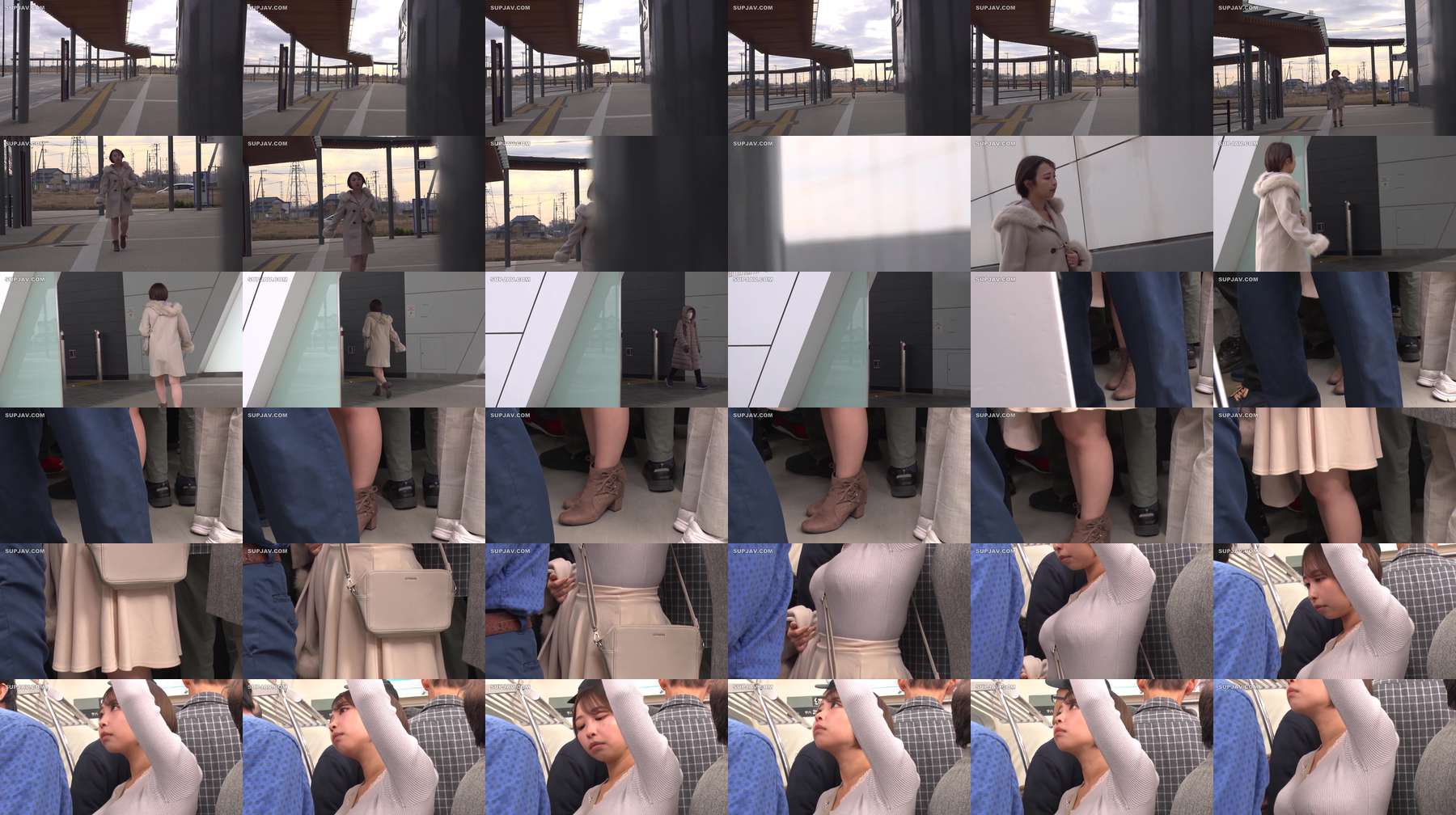 [UNCENSORED-LEAK] DRPT-113 5. Riho Shishido, a busty beauty who, while hanging from a strap on a crowded train, had both of her nipples stimulated simultaneously and ended up in a regrettable state of arousal.