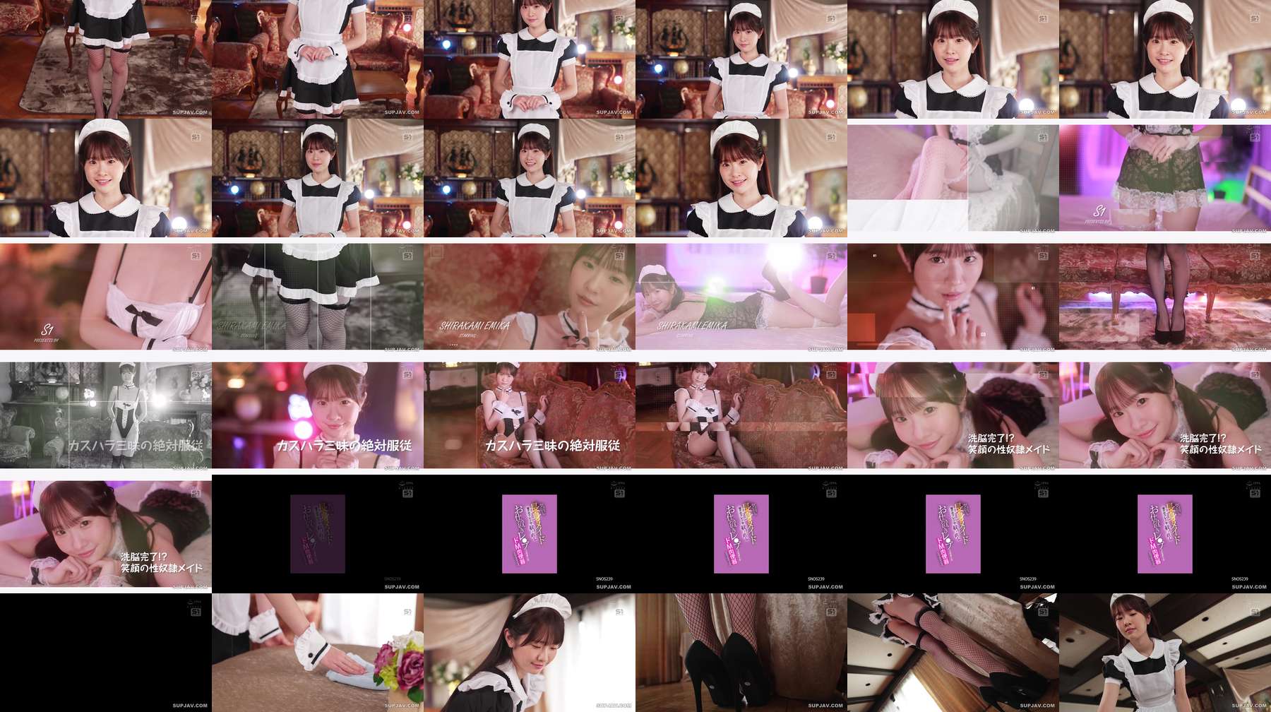 [UNCENSORED-LEAK] SNOS-239 A timid, tall maid is retrained with unreasonable complaints and transformed into a masochistic sex slave who climaxes repeatedly through punishment play. - Sakika Shirakami